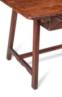 A Spanish Pine Trestle Table