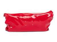 MAISON MARGIELA, RED VINYL CLUTCH — WITH DUST BAG