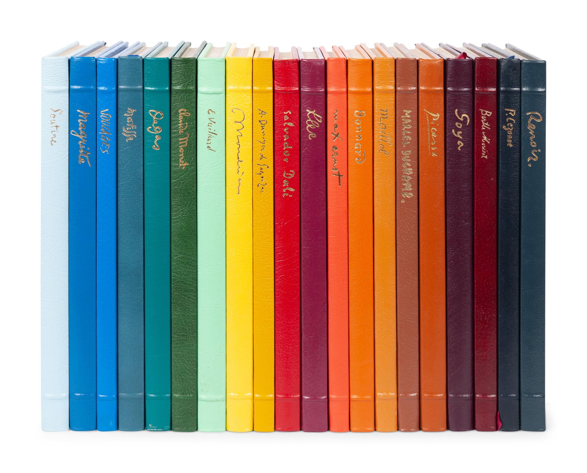 [BINDINGS]. [THE EASTON PRESS]. A group of 40 works from the Easton Press "Great Art and Artists Series," including: