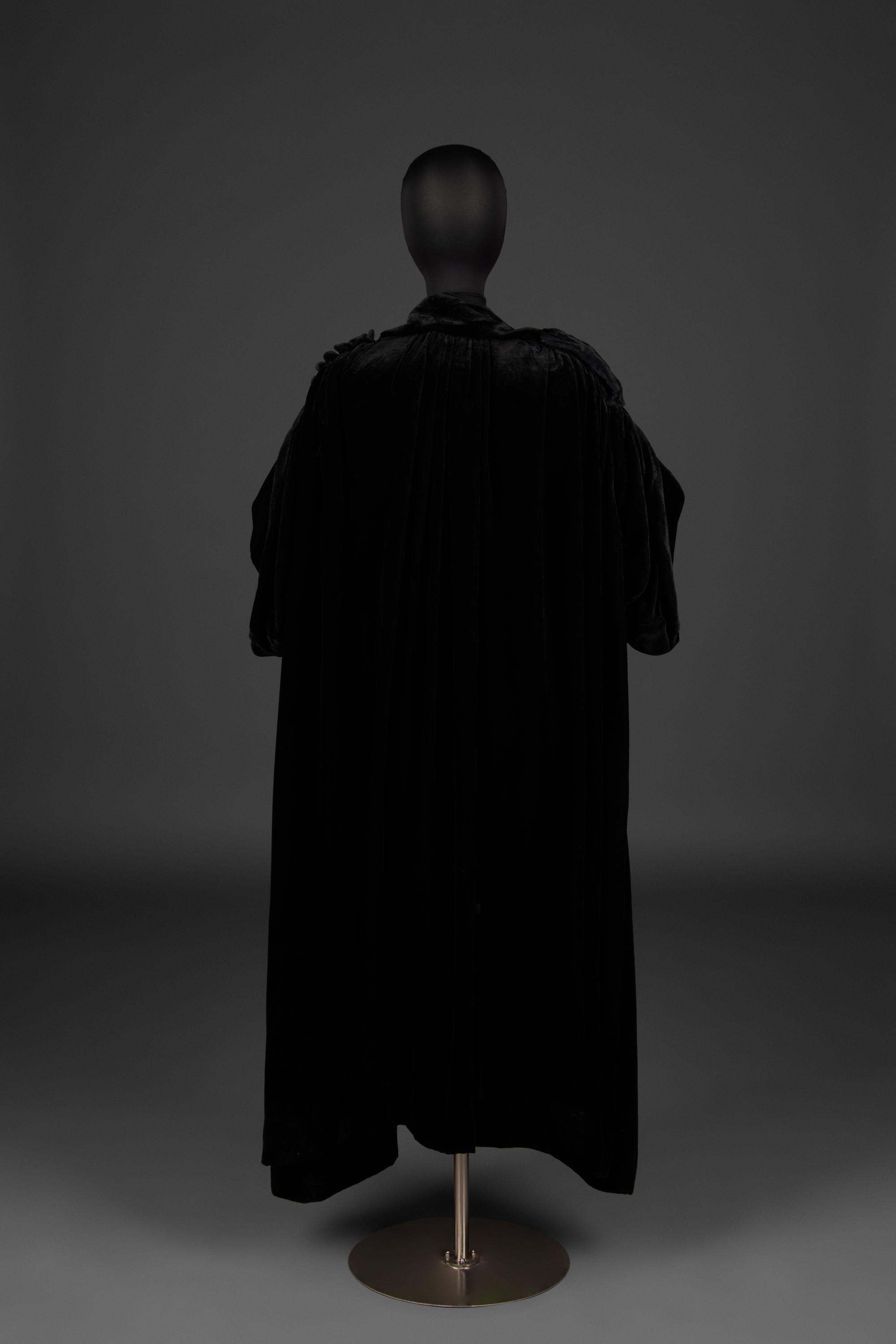 Yohji Yamamoto Black Velvet Cloak