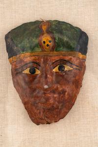 An Egyptian Cartonnage Mummy Mask