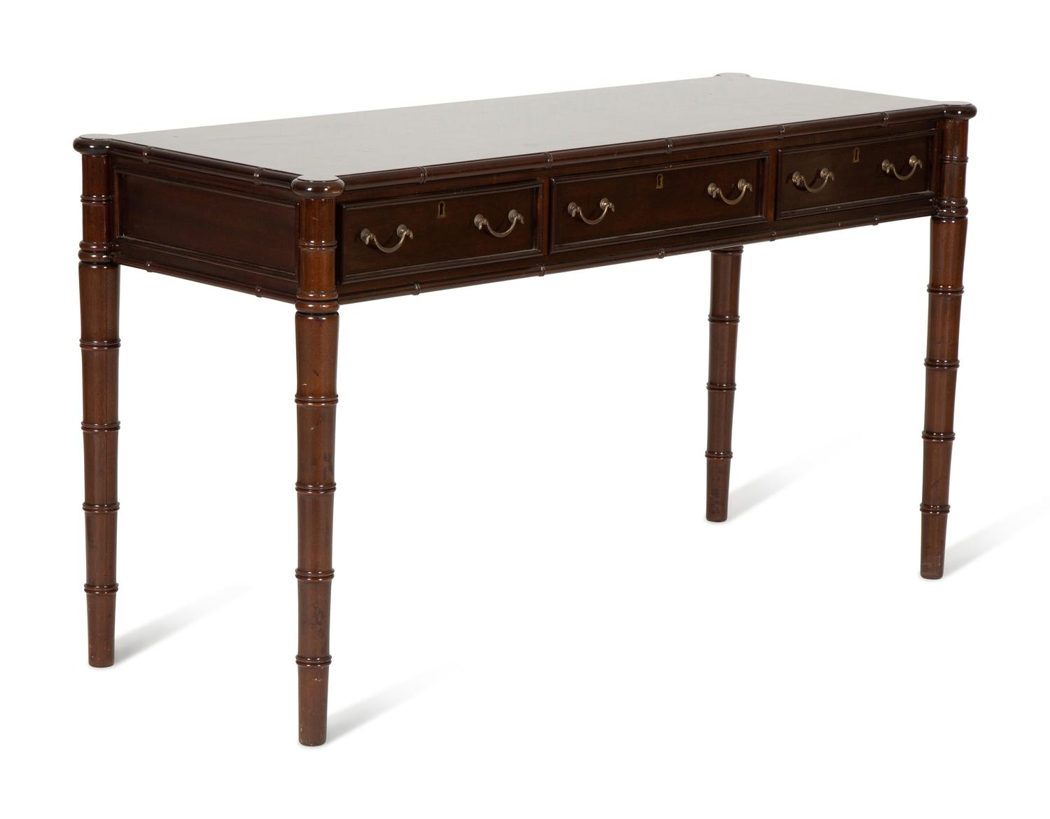 A Regency Style Mahogany Console Table