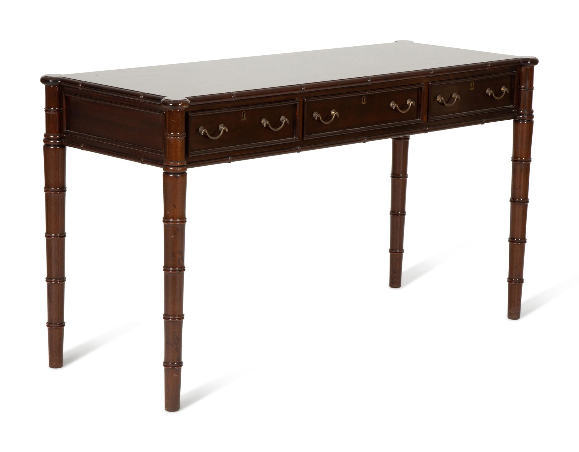 A Regency Style Mahogany Console Table