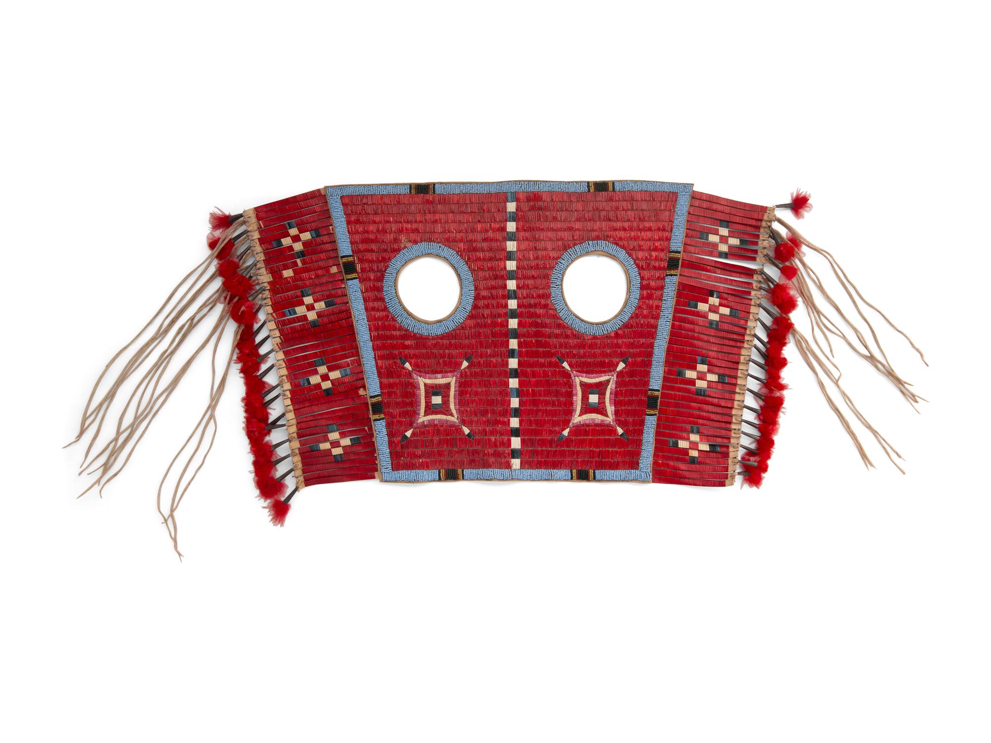 Sioux Beaded and Quilled Horse Mask