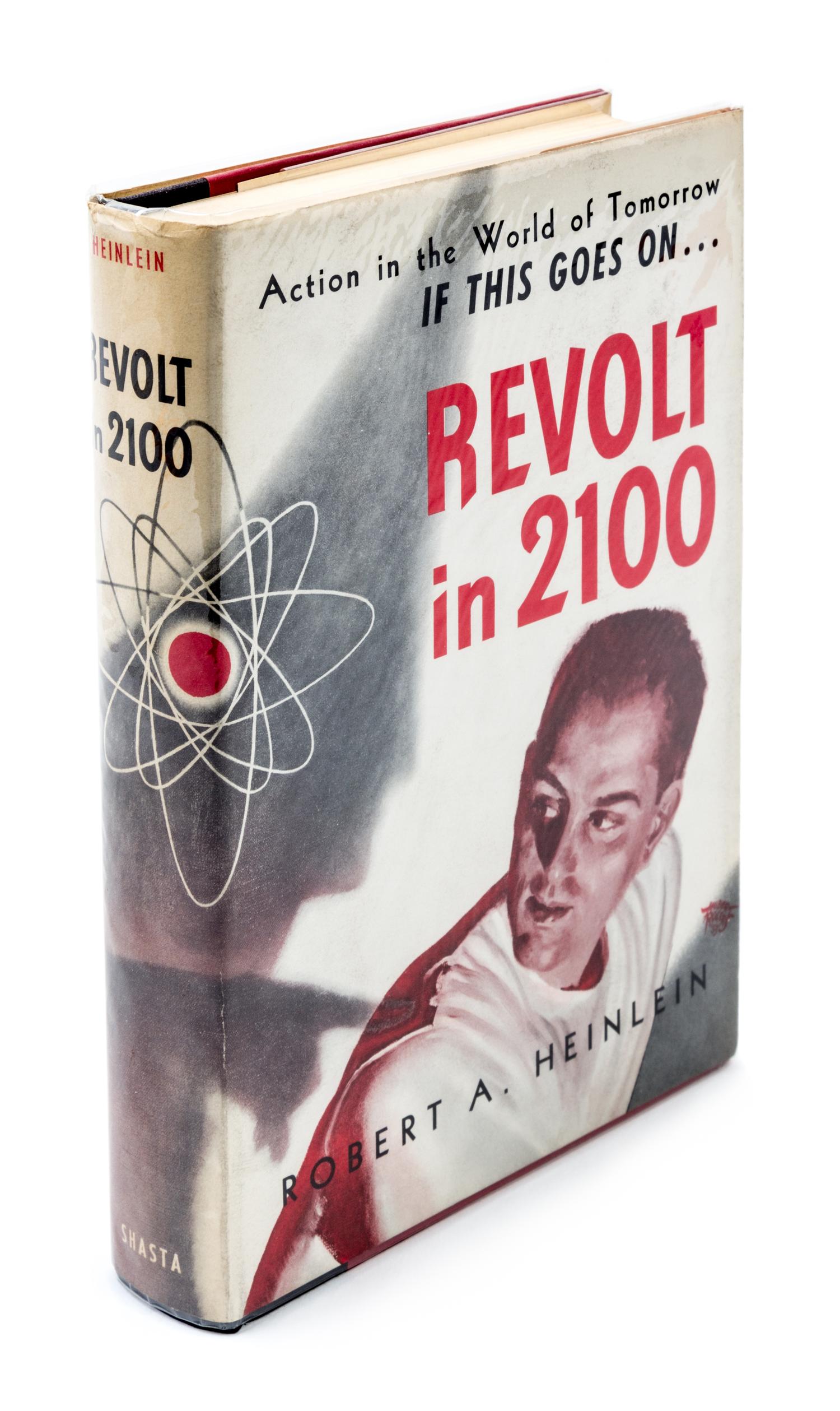 HEINLEIN, ROBERT A. Revolt in 2100. Chicago, 1953. First edition, signed.