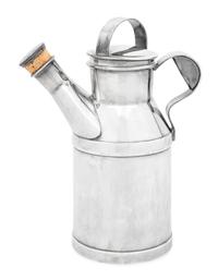 An American Silver-Plate 'Milk Can' Cocktail Shaker