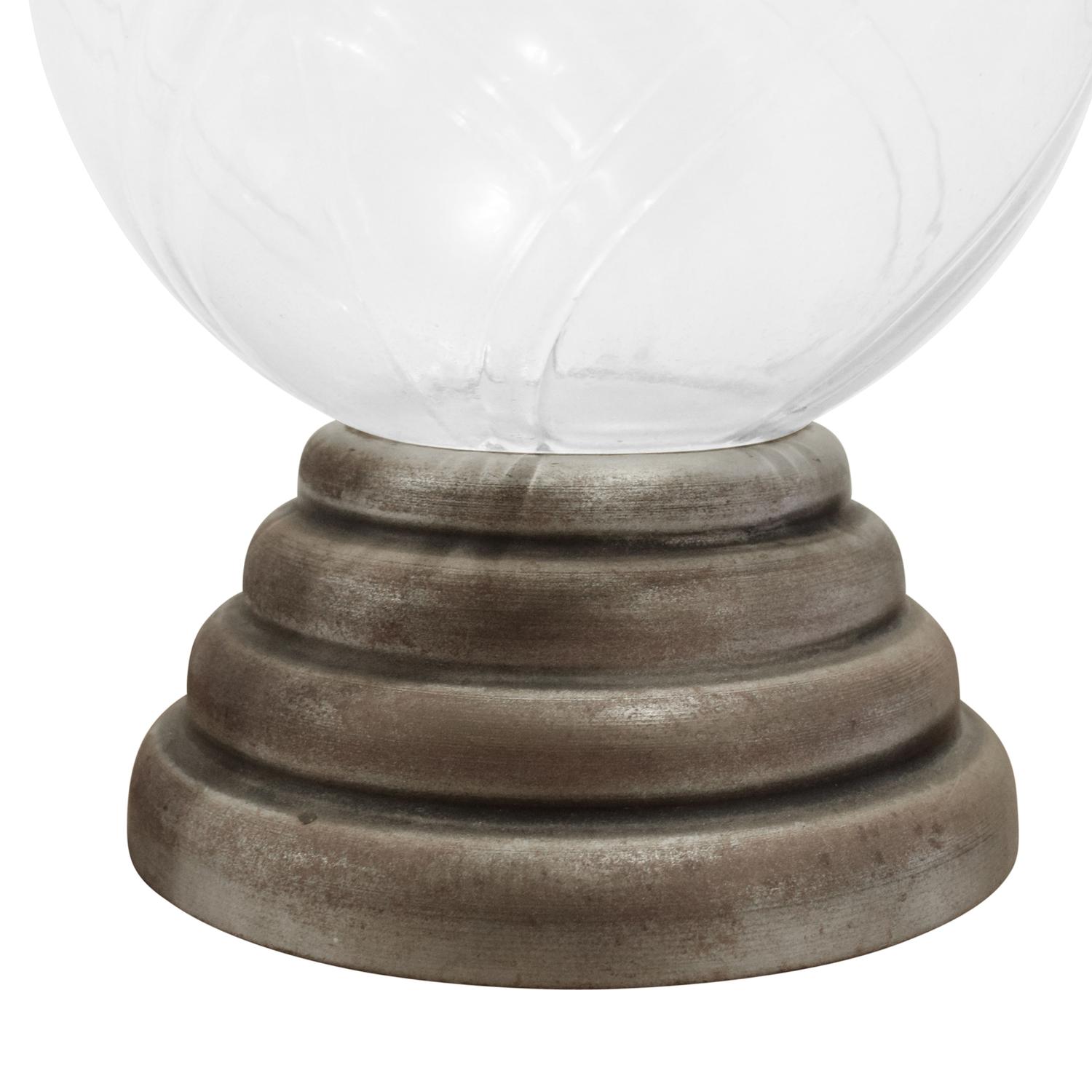 An Art Deco Show Globe 8" W x 8" D x 14.5" H — United States, Circa 1920