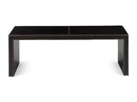 A Contemporary Leather Veneered Low Table
