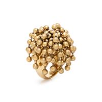 YELLOW GOLD COCKTAIL RING
