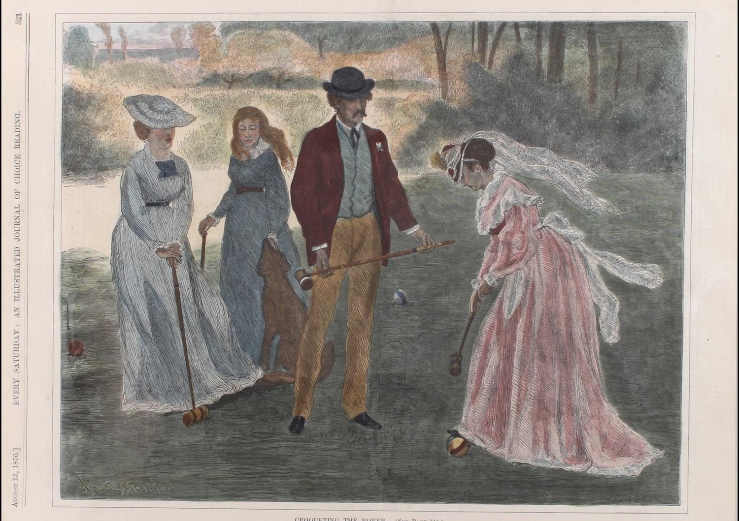 Seven Hand Colored Sporting Prints Height 9 1/2 x width 14 1/2 inches (largest) — LATE 19TH/EARLY 20TH CENTURY