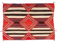 Navajo Third Phase Pattern Blanket / Rug