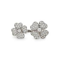 VAN CLEEF & ARPELS, DIAMOND AND WHITE GOLD 'COSMOS BETWEEN THE FINGER' RING