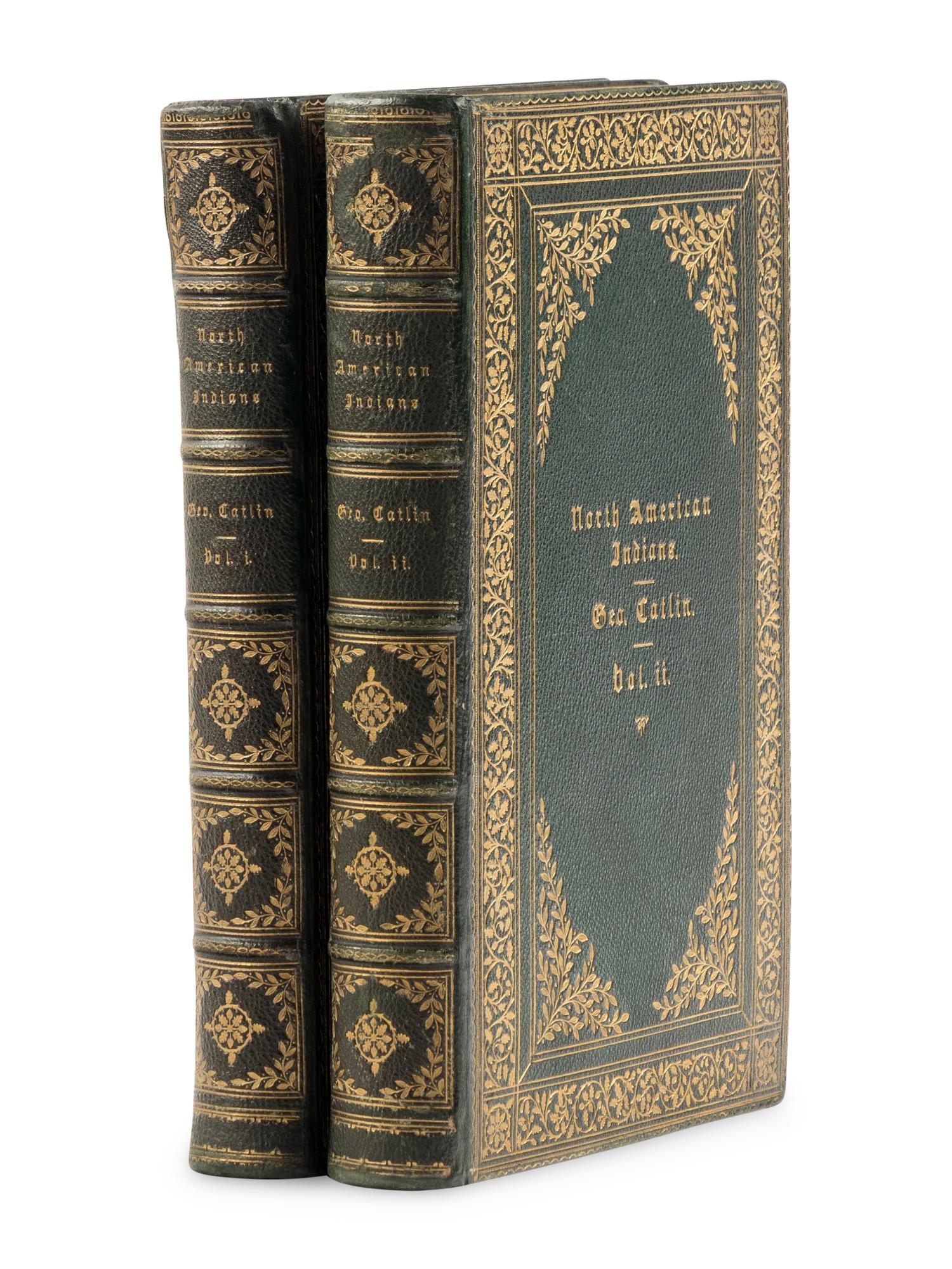 [AMERICANA]. CATLIN, George (1796-1872). Letters and Notes on the Manners, Customs, and Condition of the North American Indians . London: Published by the Author, 1841.