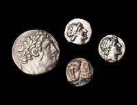 [ANCIENT] A Group of Four Greek/Macedonian Silver Coins
