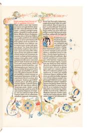 [GUTENBERG BIBLE, in facsimile]. Biblia Sacra . Paterson, New Jersey: Pageant Books, 1961.