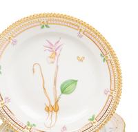 A Set of Twenty Royal Copenhagen Flora Danica Porcelain Dessert Plates