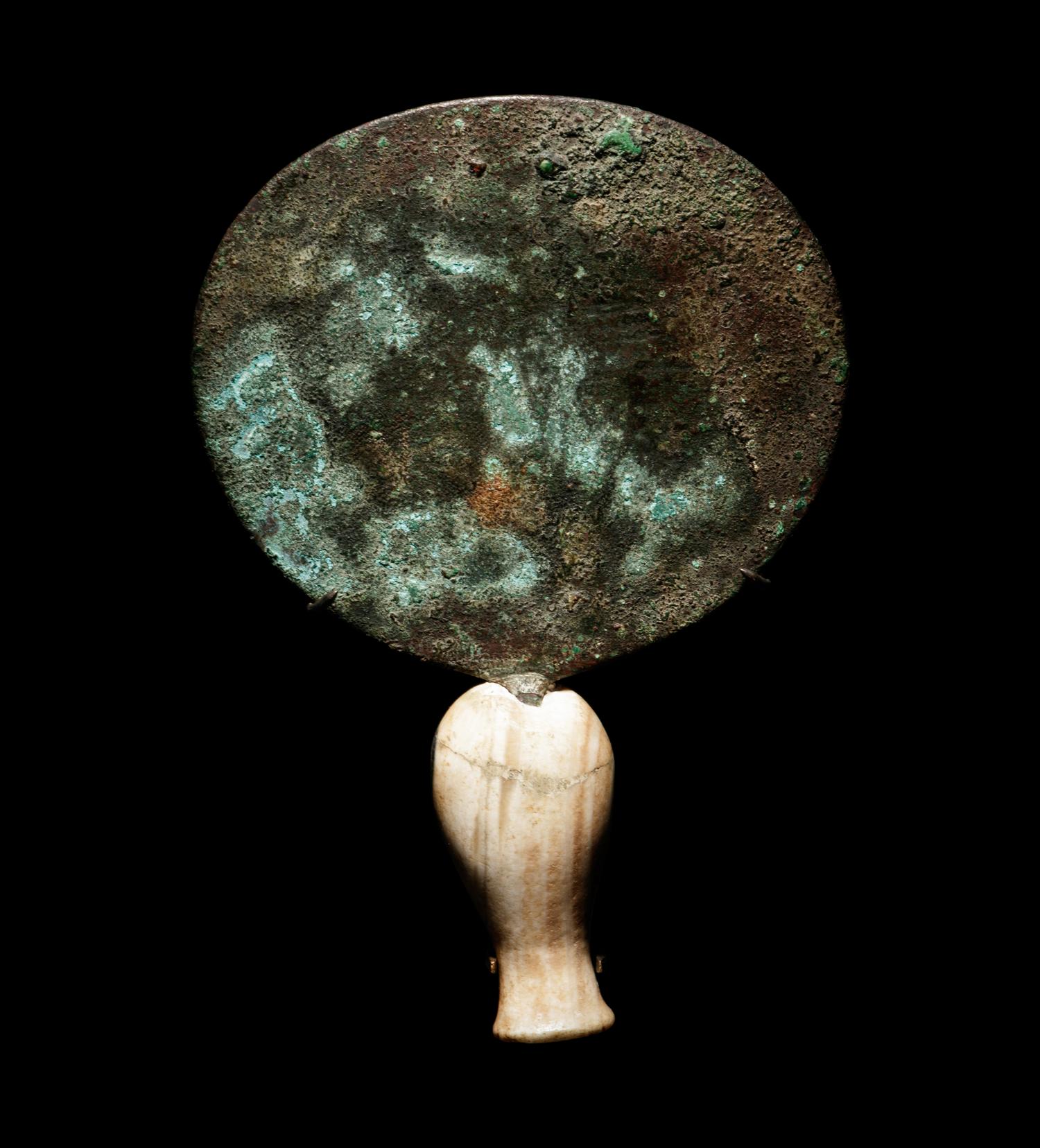 An Egyptian Bronze Mirror