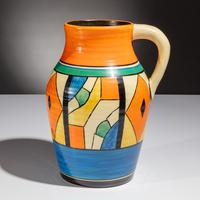 Clarice Cliff (English, 1899–1972) — Diamonds pattern Lotus Jug