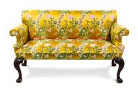 A George II Style Walnut Sofa, 19TH CENTURY, Width 67 1/2 inches. — 19TH CENTURY,