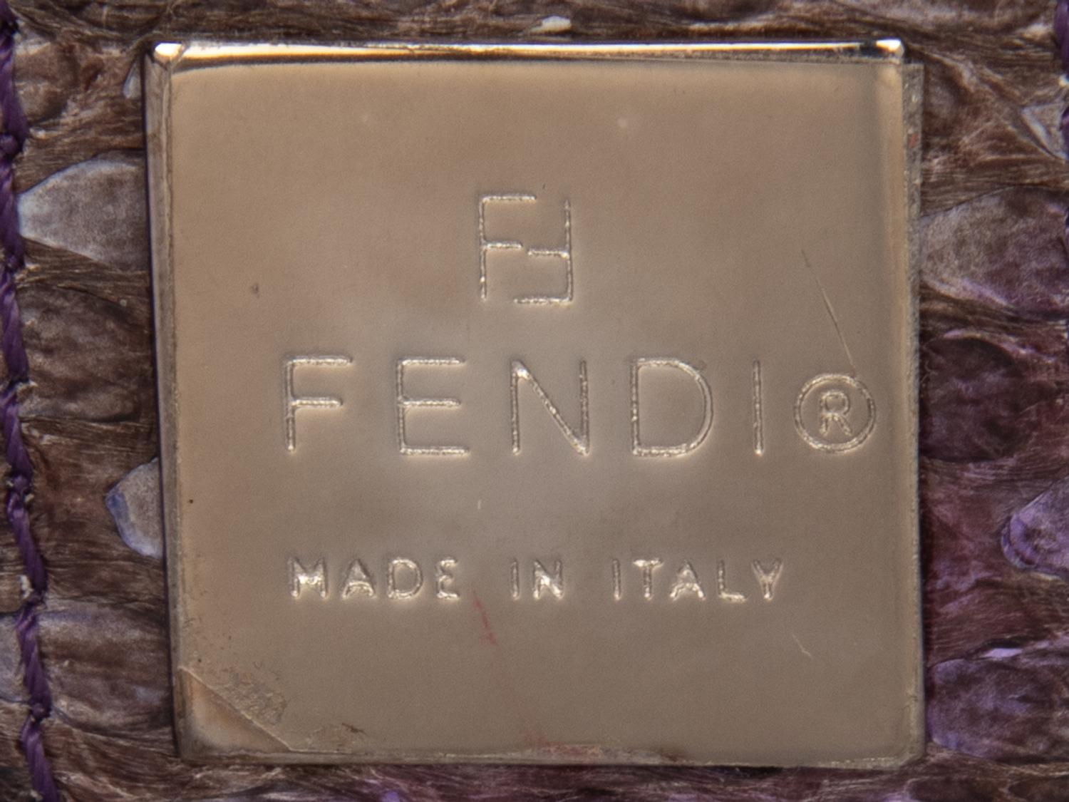 Two Fendi Python Totes
