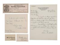 [ILLINOIS] Autographs and ephemera related to Illinois politicians and other influential figures.