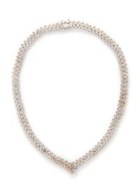 WHITE GOLD AND DIAMOND NECKLACE