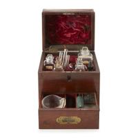 Two mahogany medicine chests 19th century