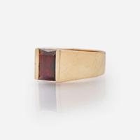 Two Men's 14K Yellow Gold Rings