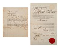 [RECONSTRUCTION]. A group of documents related to the McKinlay family of South Carolina, incl. Whitefield J. McKinlay, one of the wealthiest Black businessmen in the United States in the early twentieth century.