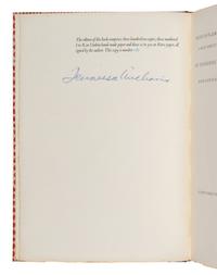 WILLIAMS, Tennessee (1911-1983). I Rise in Flame, Cried the Phoenix. A Play about D.H. Lawrence . New York: New Directions, 1951.