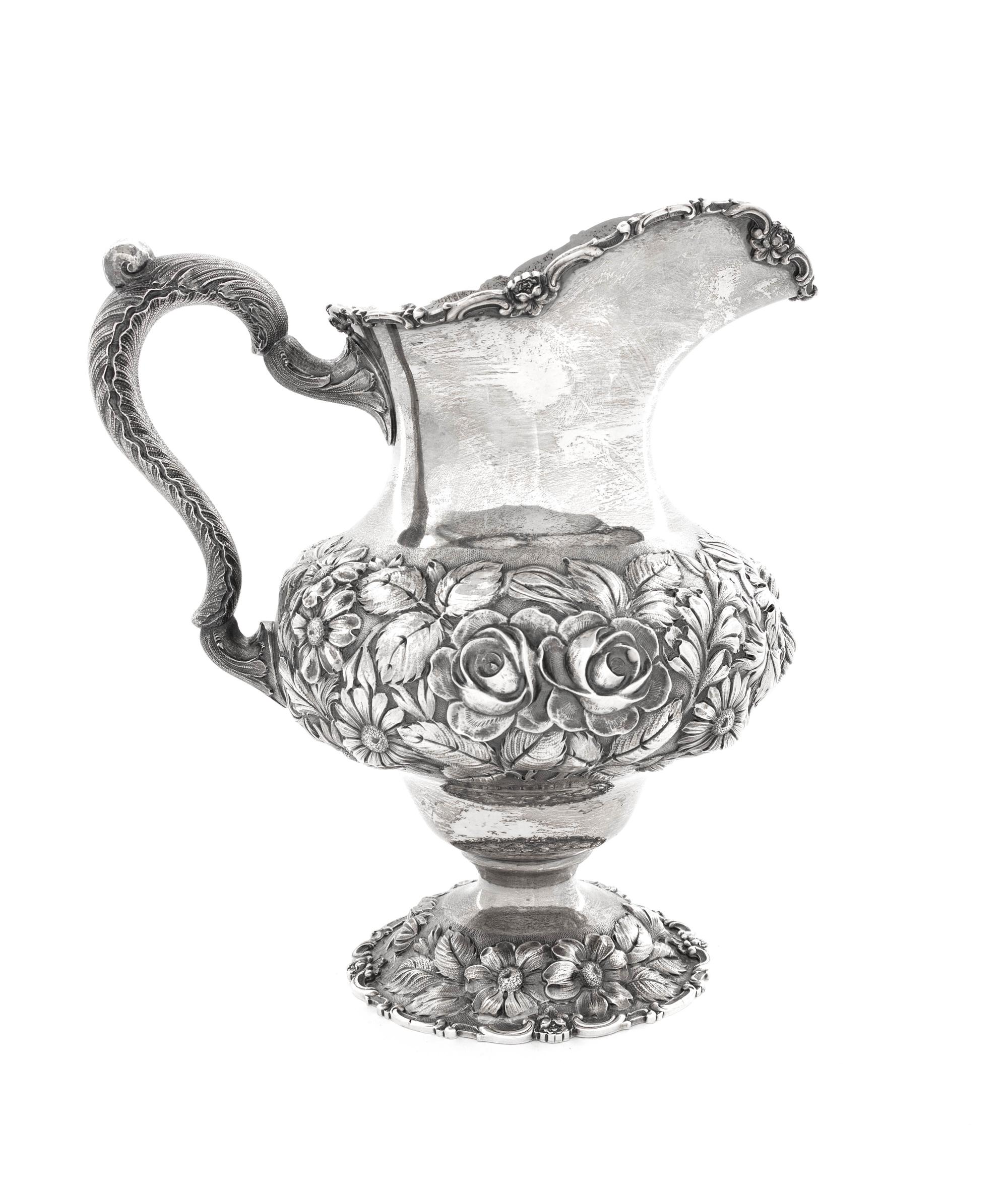 An American Silver Water Pitcher