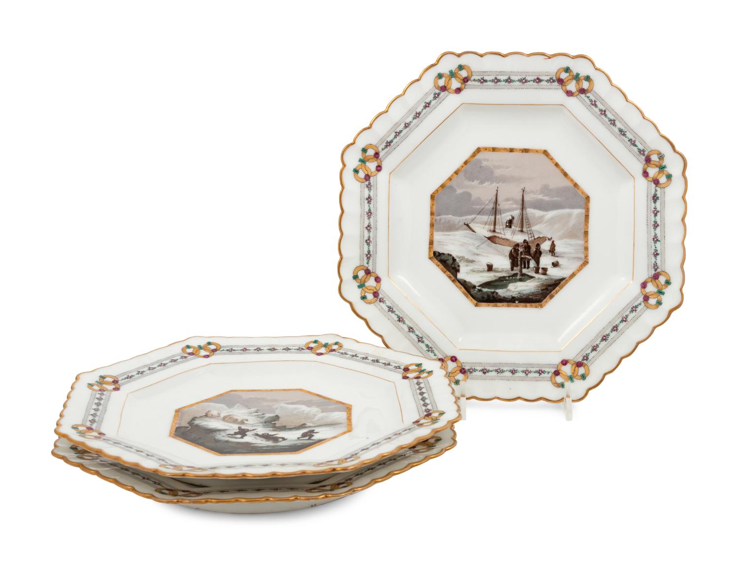 A French Porcelain Ice Cream Service