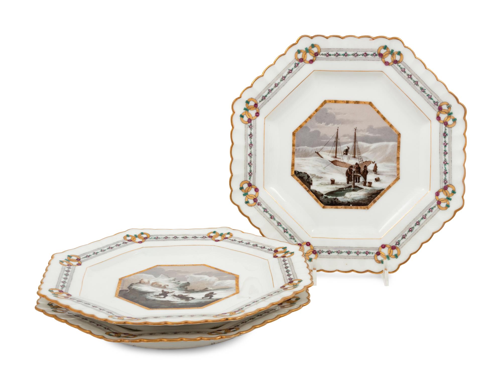 A French Porcelain Ice Cream Service