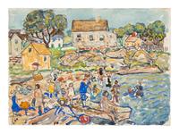 Rocky Beach Cove, Marblehead , c. 1920-23