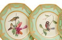 A Set of Eight Royal Worcester Porcelain Plates with Painted Birds from Audubon's Birds of America