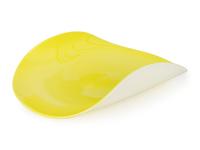 A Venini Yellow Glass Bowl