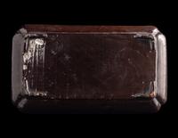 A Japanese Mother-of-Pearl Inlaid Black Lacquer Rectangular Tray