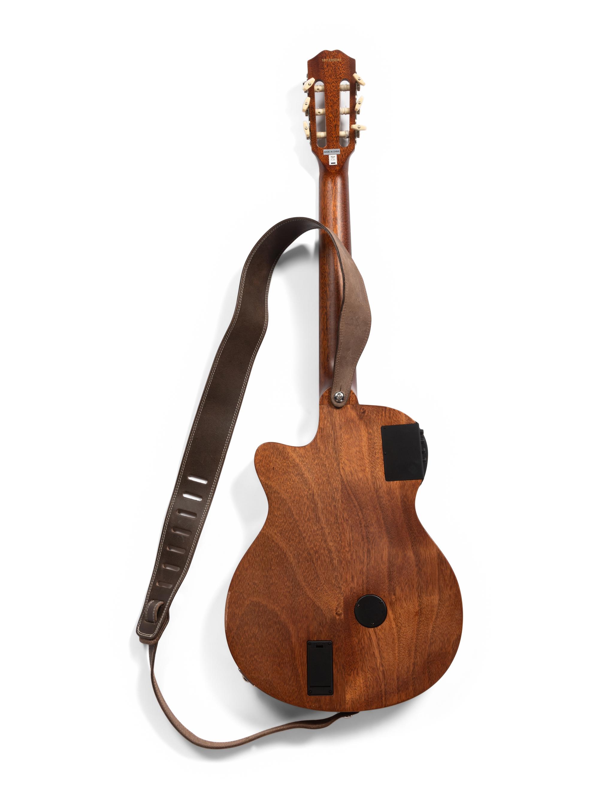 An Epiphone Shadow Cut-Away Acoustic Electric Guitar