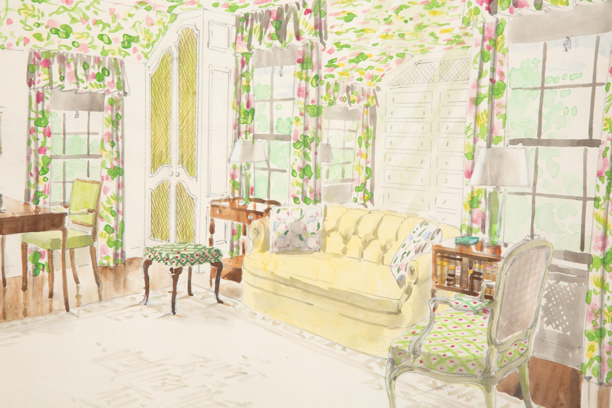 Residence of Mrs. Walter Buehl Ford, Grosse Pointe, Michigan, Studies (a group of three works)