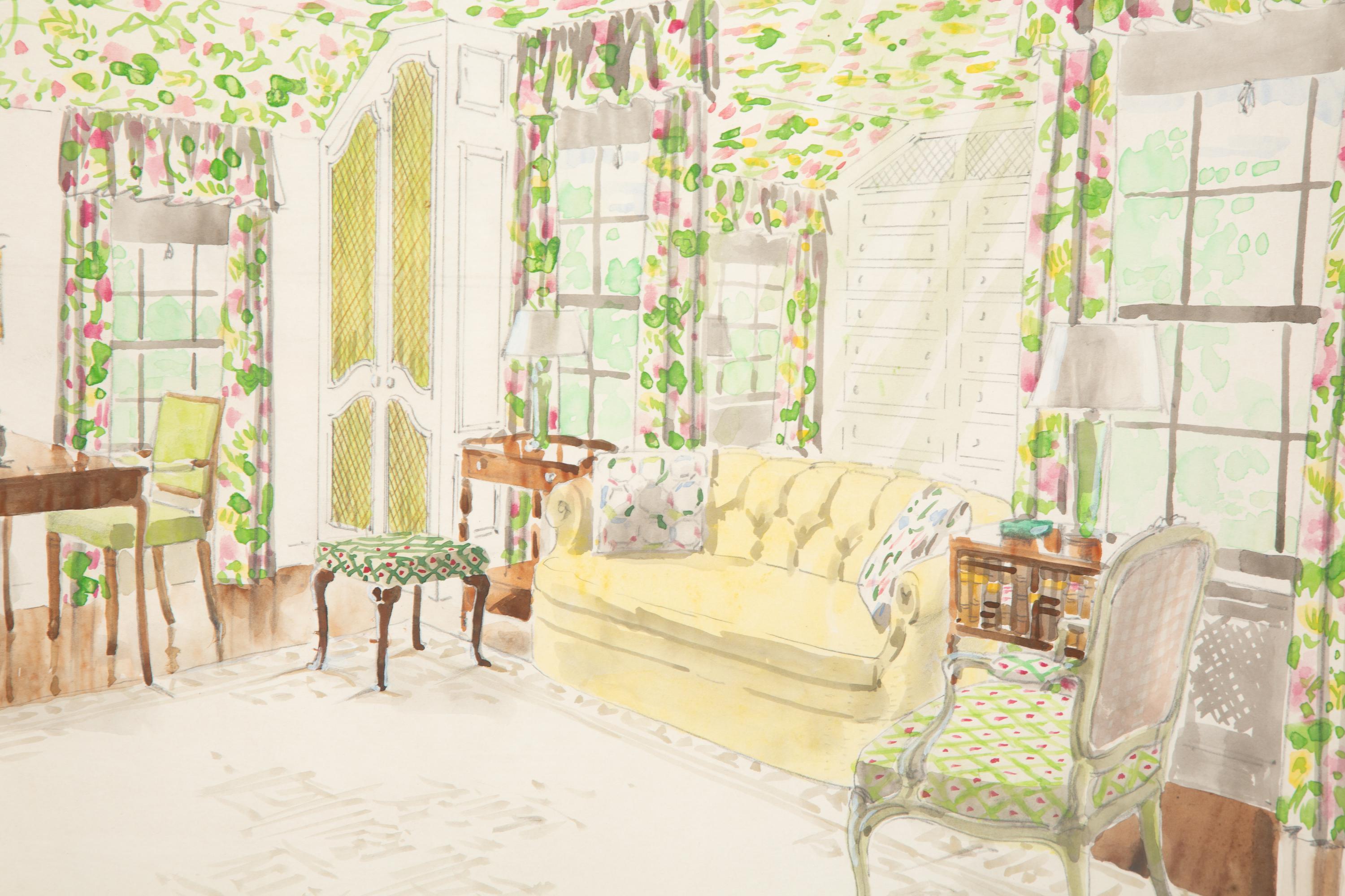 Residence of Mrs. Walter Buehl Ford, Grosse Pointe, Michigan, Studies (a group of three works)