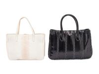 Two Alaïa Snakeskin Totes