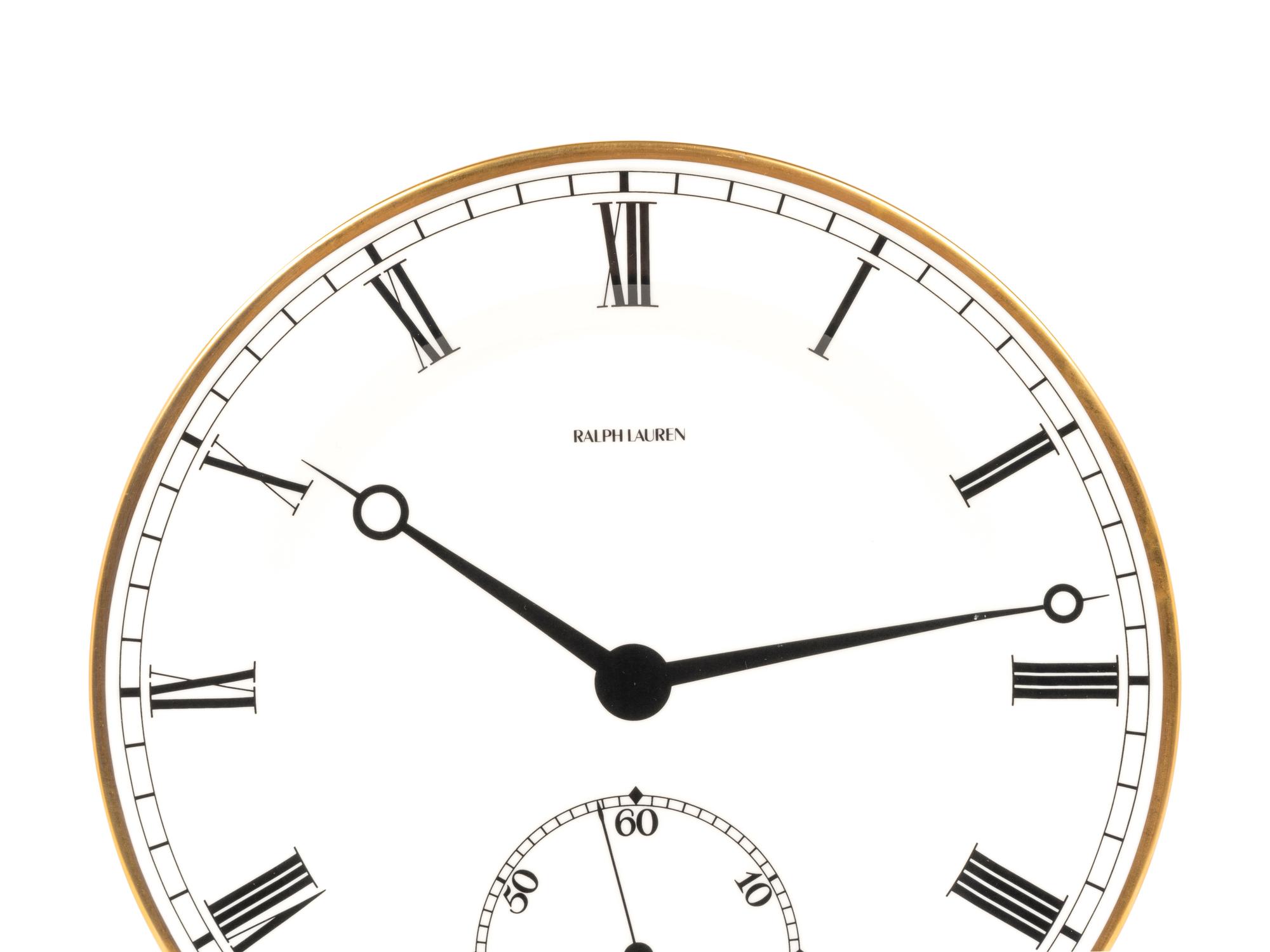 Nine Ralph Lauren Pocketwatch Porcelain Chargers