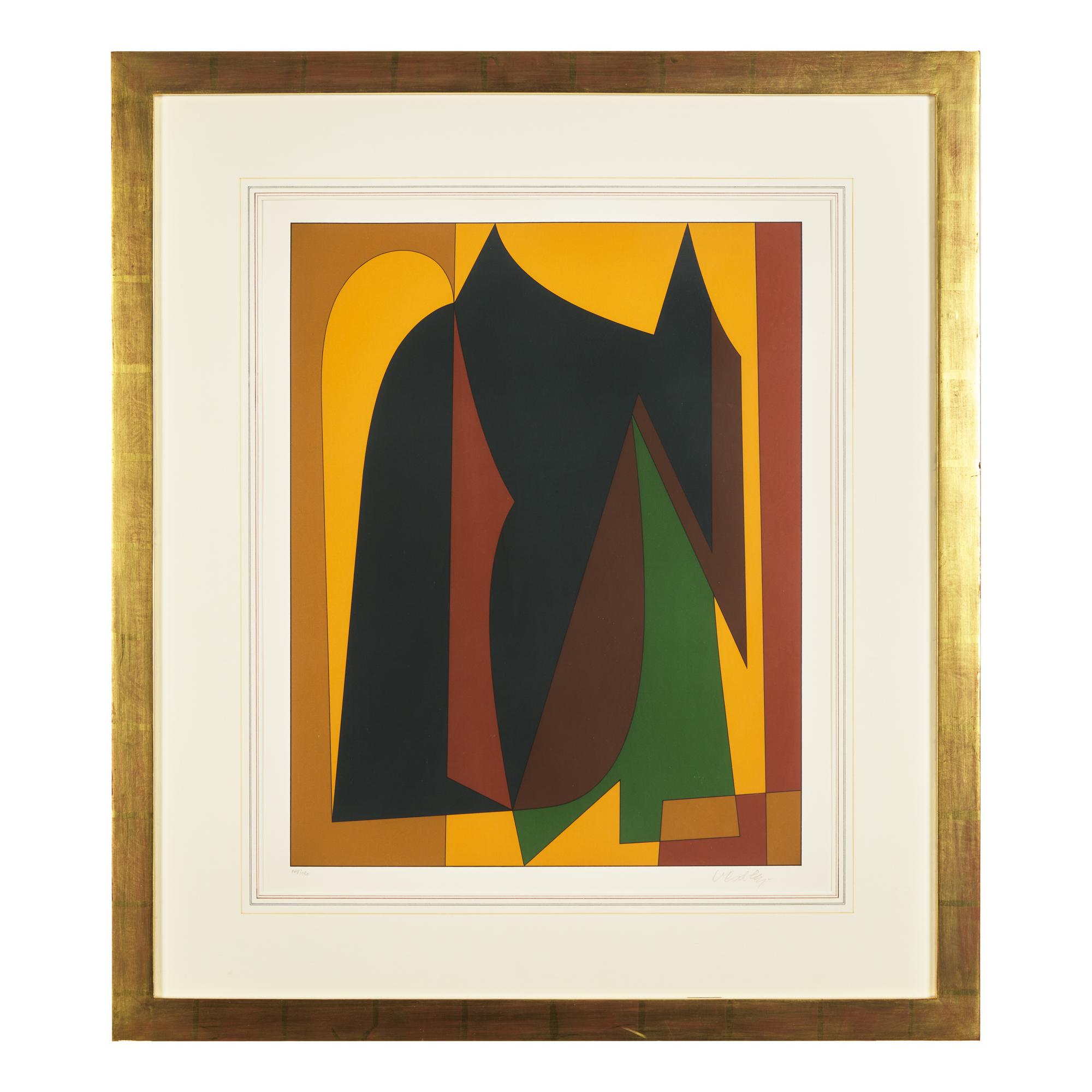 Victor Vasarely (Hungarian, 1906-1997) — Untitled and Untitled (a pair of works)