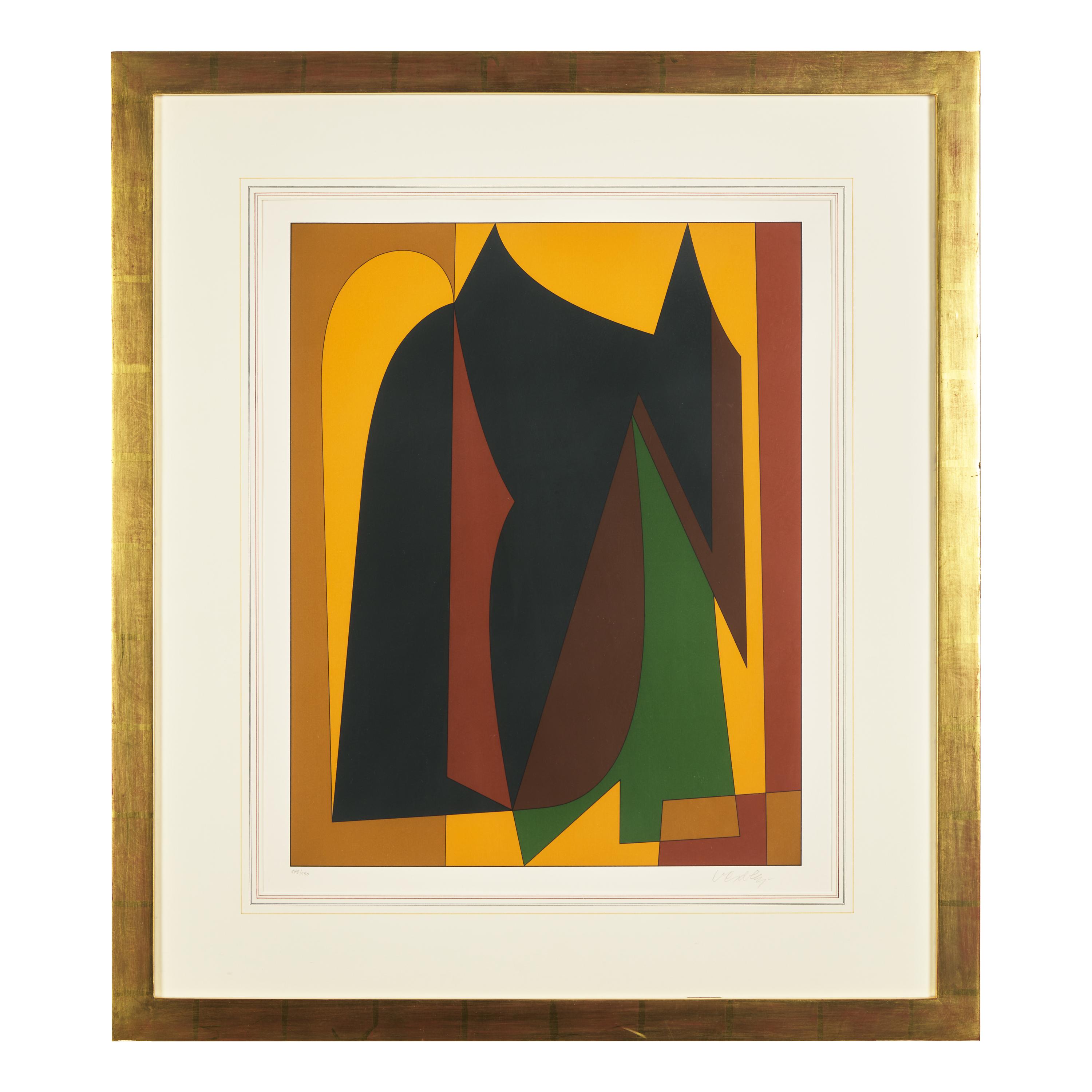 Victor Vasarely (Hungarian, 1906-1997) — Untitled and Untitled (a pair of works)
