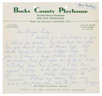 REDFORD, Robert (b.1936). Autograph letter signed ("Robert"), to his agent Ms. Monique James. N.p., [ca 1961-1962].