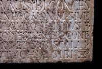 A Roman Marble Commemorative Plaque