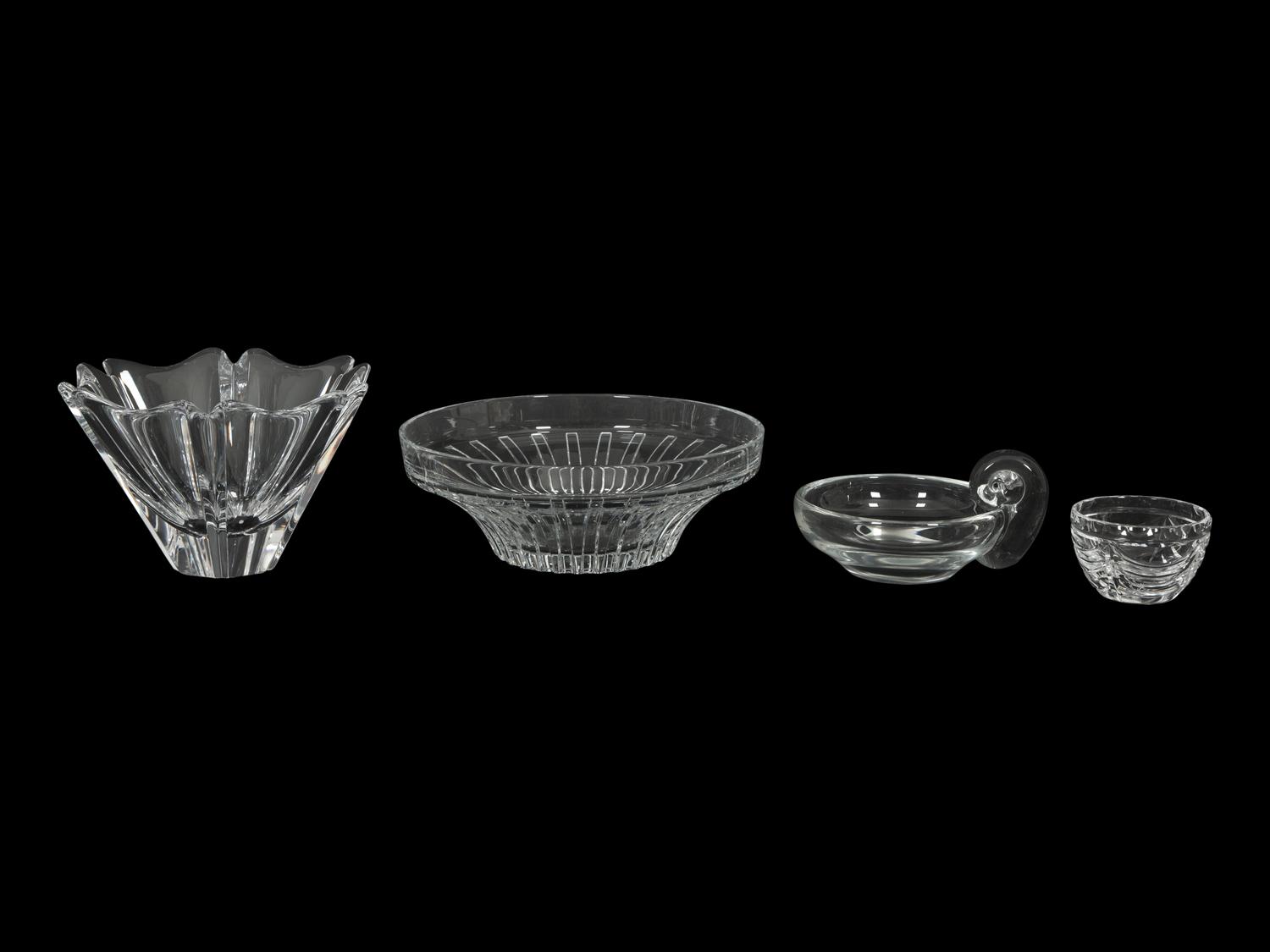 A Group of Four Glass Bowls
