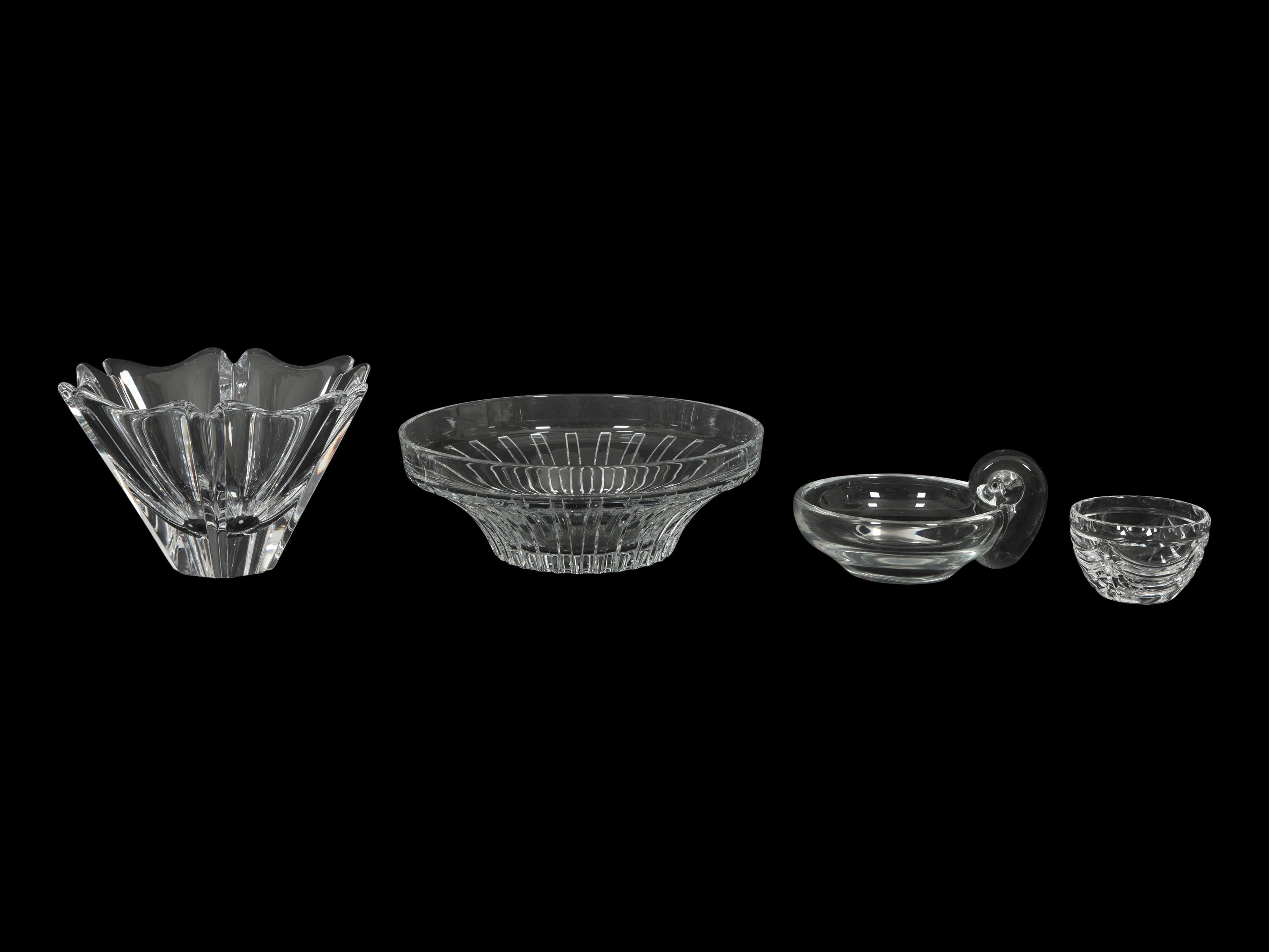 A Group of Four Glass Bowls