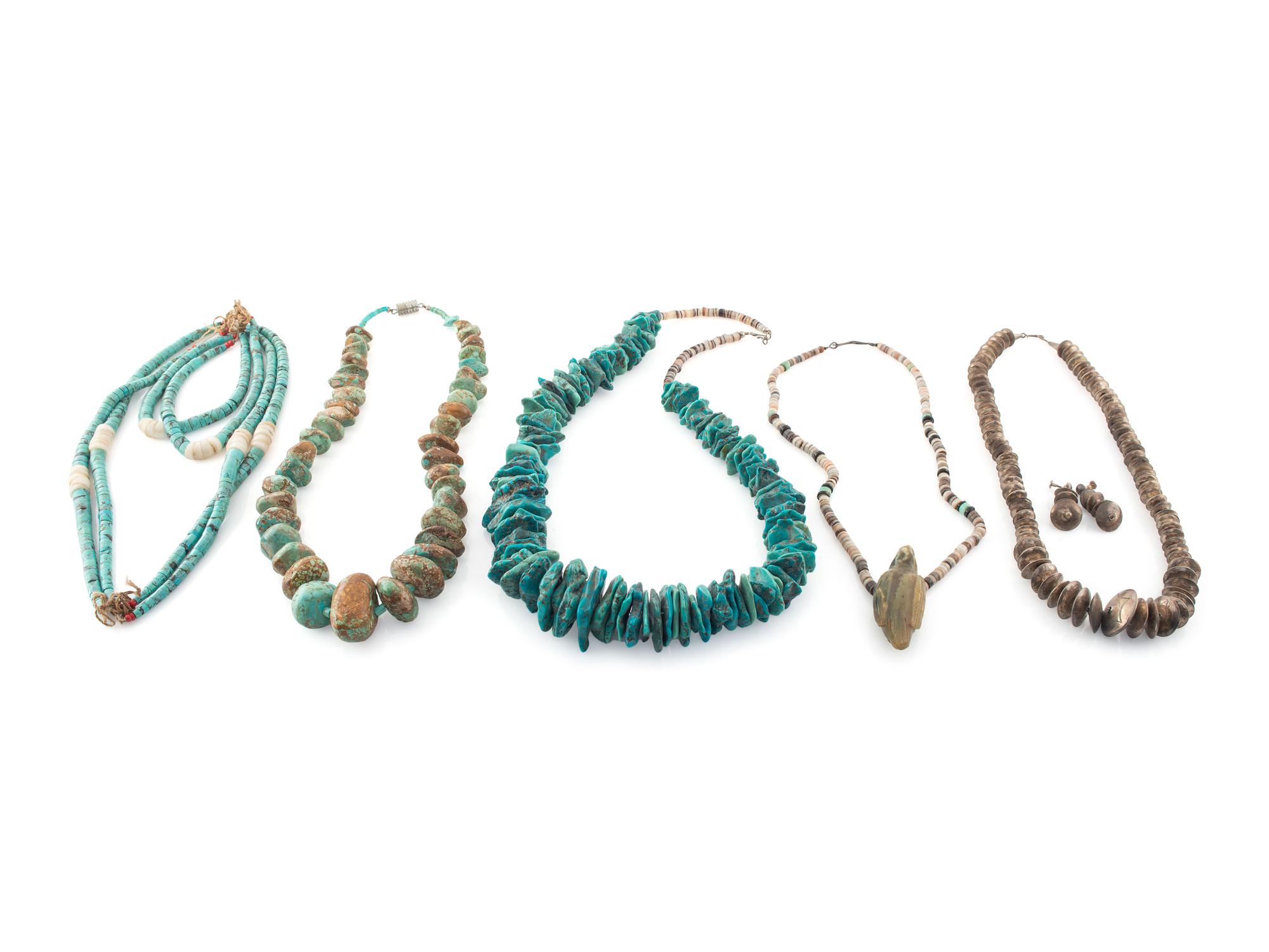 Navajo, Zuni, and Pueblo Necklaces