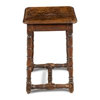 A Louis XIII Walnut Stool